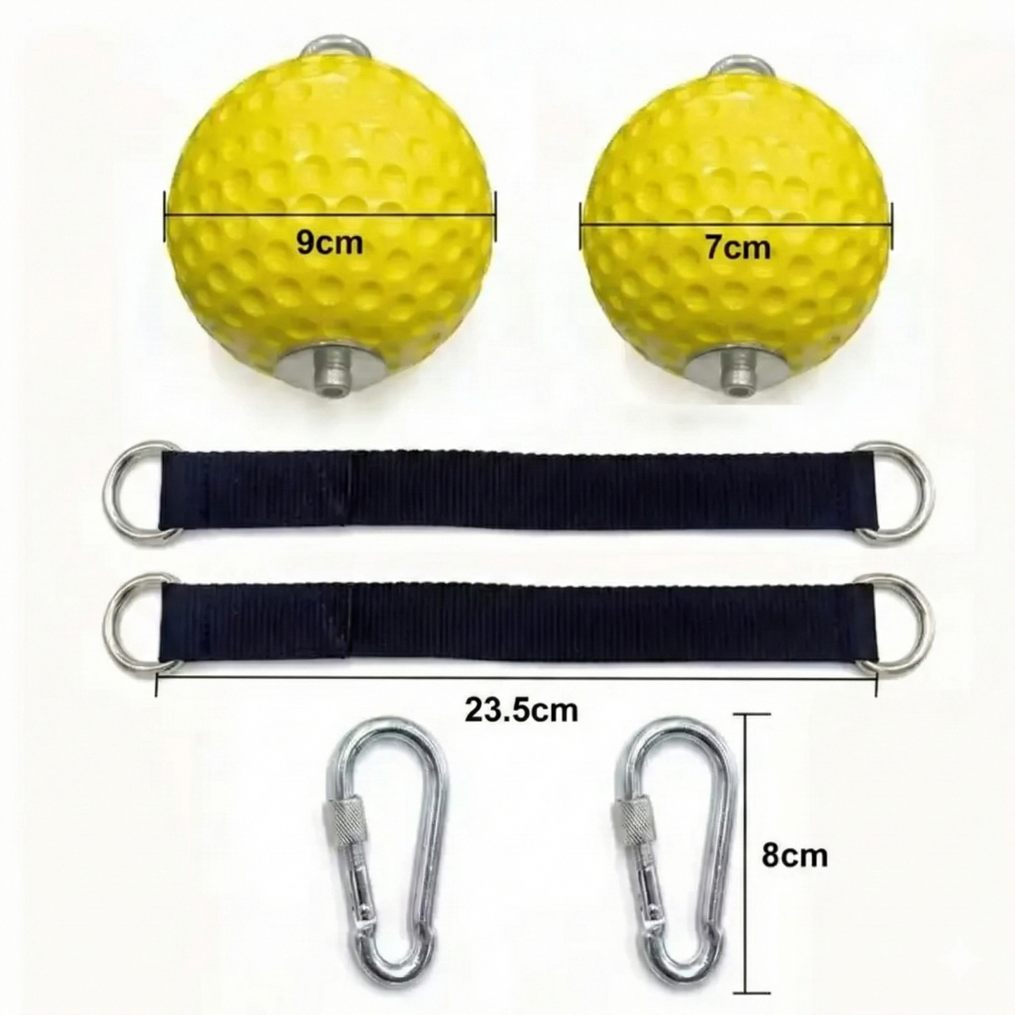 Sphères de Traction "Titan Grip" – Musculation Suspendue & Force de Doigts