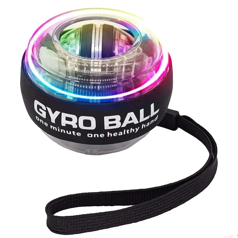 Le Gyroball "Vortex" – Auto-Start, LED & 61kg de Résistance Inertielle