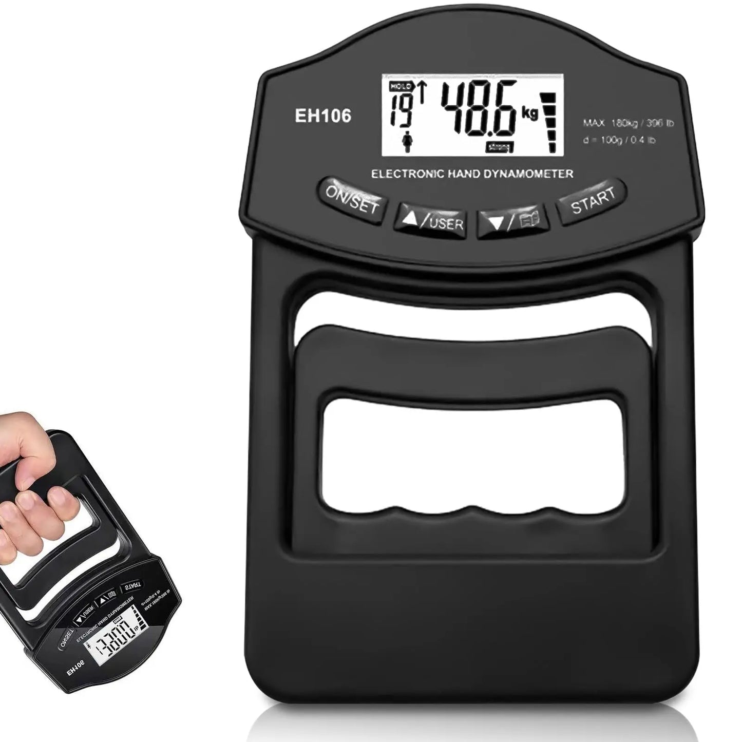 Le Juge – Dynamomètre Digital Haute Précision (180kg) & Rechargeable