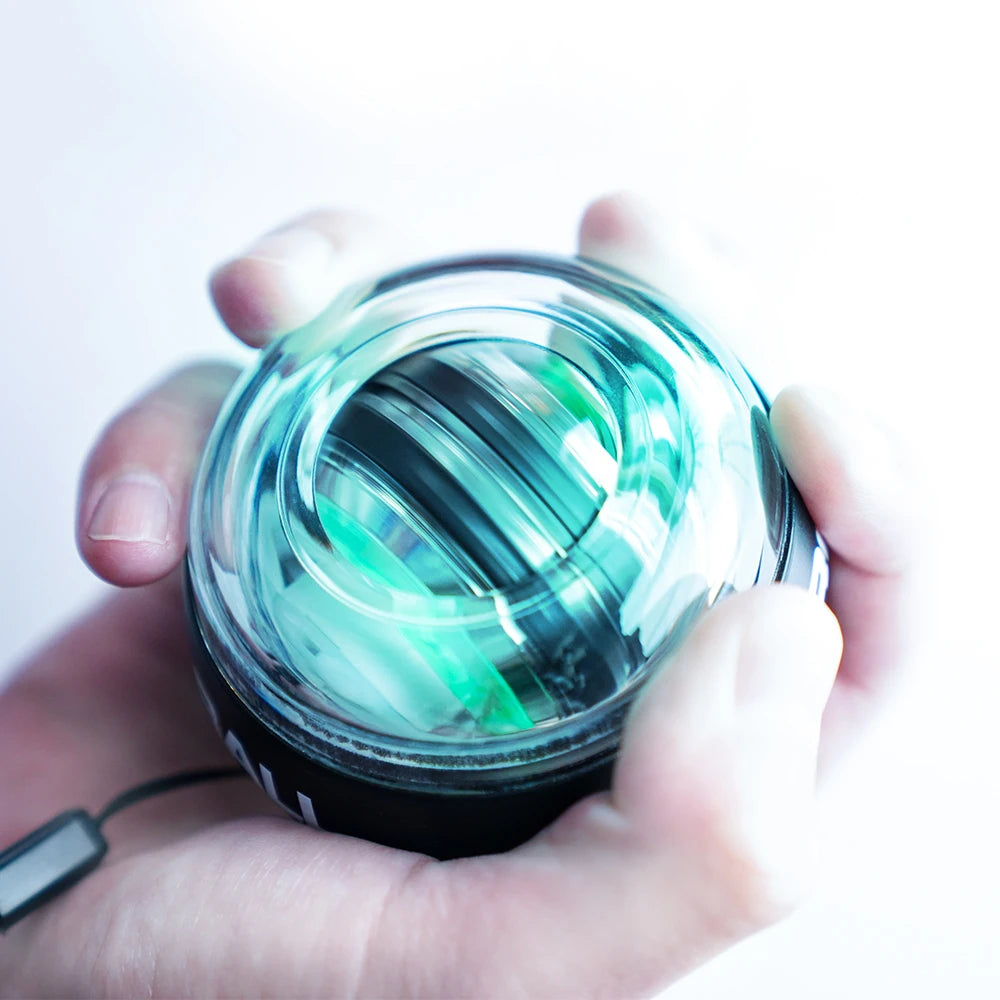 Le Gyroball "Vortex" – Auto-Start, LED & 61kg de Résistance Inertielle